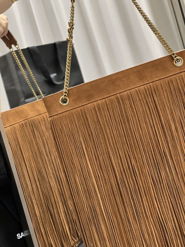 [REP 1:1] Saint Laurent Grace Ladies Tassel Brown For Women, Women's Bags 13.8in/35cm YSL‎