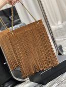 [REP 1:1] Saint Laurent Grace Ladies Tassel Brown For Women, Women's Bags 13.8in/35cm YSL‎
