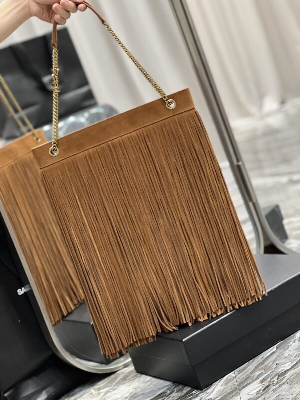 [REP 1:1] Saint Laurent Grace Ladies Tassel Brown For Women, Women's Bags 13.8in/35cm YSL‎