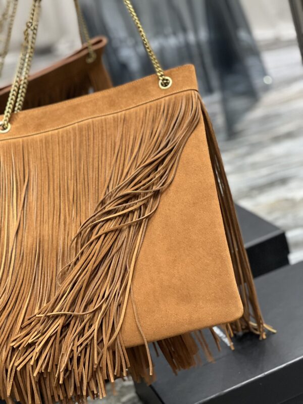 [REP 1:1] Saint Laurent Grace Ladies Tassel Brown For Women, Women's Bags 13.8in/35cm YSL‎