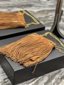 [REP 1:1] Saint Laurent Grace Ladies Tassel Brown For Women, Women's Bags 8.3in/21cm YSL