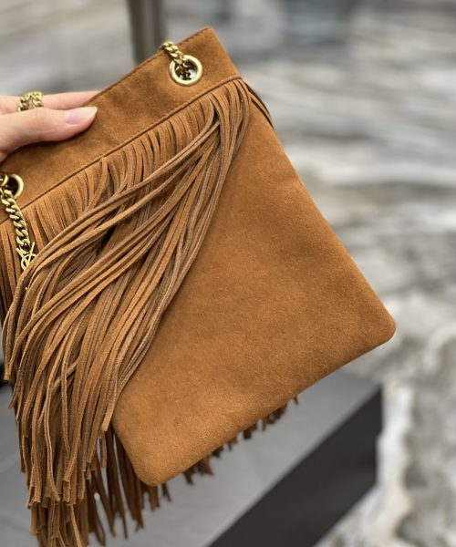 [REP 1:1] Saint Laurent Grace Ladies Tassel Brown For Women, Women's Bags 8.3in/21cm YSL