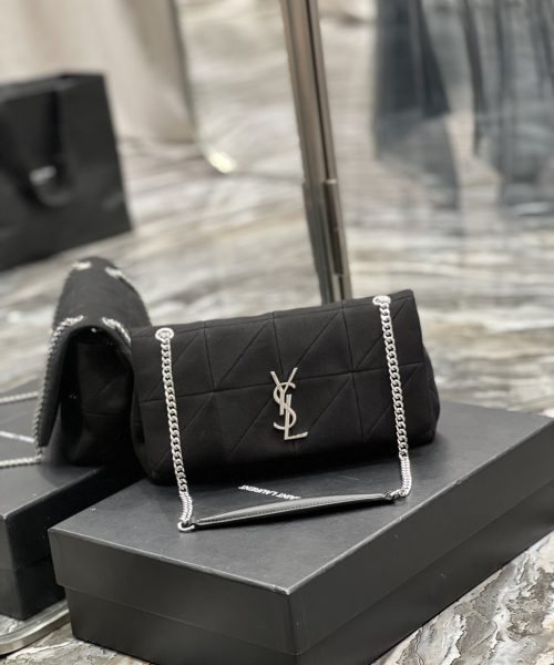 [REP 1:1] Saint Laurent Jamie Medium Chain Bag Black  For Women, Women's Bags 9.4in/24cm YSL