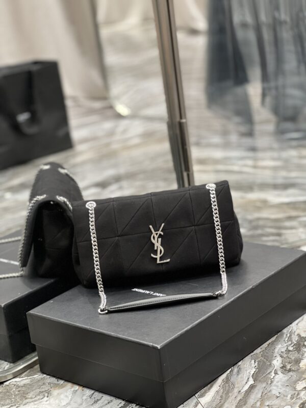 [REP 1:1] Saint Laurent Jamie Medium Chain Bag Black  For Women, Women's Bags 9.4in/24cm YSL