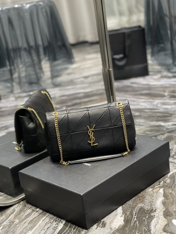 [REP 1:1] Saint Laurent Jamie Medium Chain Bag Black For Women, Women's Bags 9.8in/25cm YSL