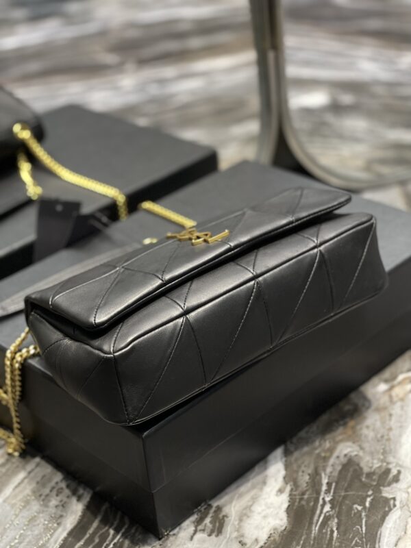 [REP 1:1] Saint Laurent Jamie Medium Chain Bag Black For Women, Women's Bags 9.8in/25cm YSL