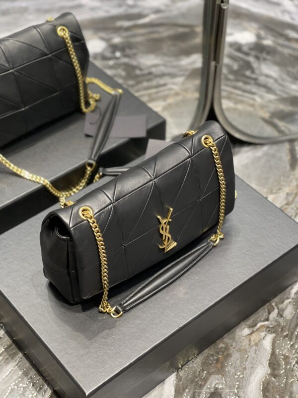 [REP 1:1] Saint Laurent Jamie Medium Chain Bag Black For Women, Women's Bags 9.8in/25cm YSL