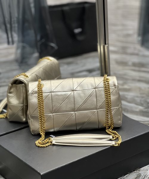 [REP 1:1] Saint Laurent Jamie Medium Chain Bag Gold For Women, Women's Bags 9.8in/25cm YSL
