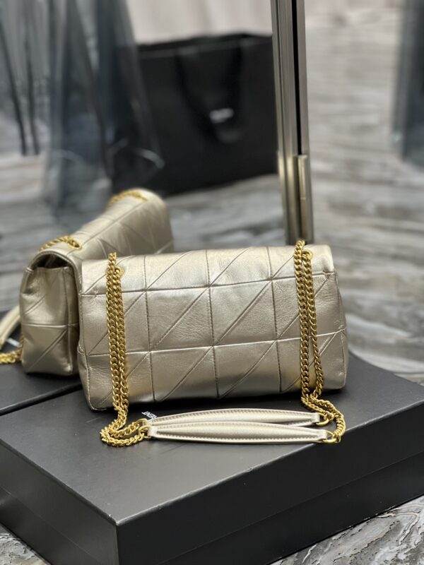 [REP 1:1] Saint Laurent Jamie Medium Chain Bag Gold For Women, Women's Bags 9.8in/25cm YSL