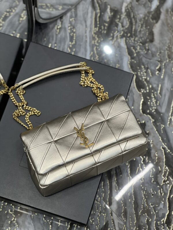 [REP 1:1] Saint Laurent Jamie Medium Chain Bag Gold For Women, Women's Bags 9.8in/25cm YSL