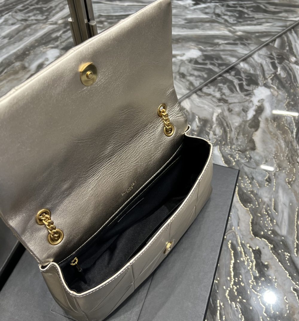 [REP 1:1] Saint Laurent Jamie Medium Chain Bag Gold For Women, Women's Bags 9.8in/25cm YSL