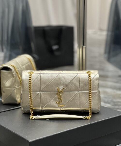[REP 1:1] Saint Laurent Jamie Medium Chain Bag Gold For Women, Women's Bags 9.8in/25cm YSL