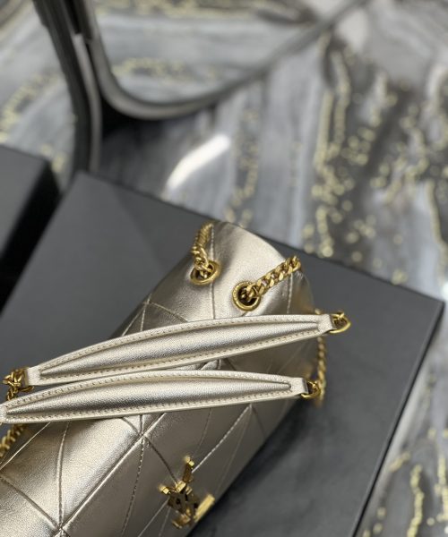 [REP 1:1] Saint Laurent Jamie Medium Chain Bag Gold For Women, Women's Bags 9.8in/25cm YSL