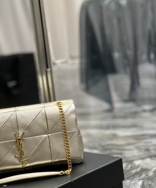 [REP 1:1] Saint Laurent Jamie Medium Chain Bag Gold For Women, Women's Bags 9.8in/25cm YSL