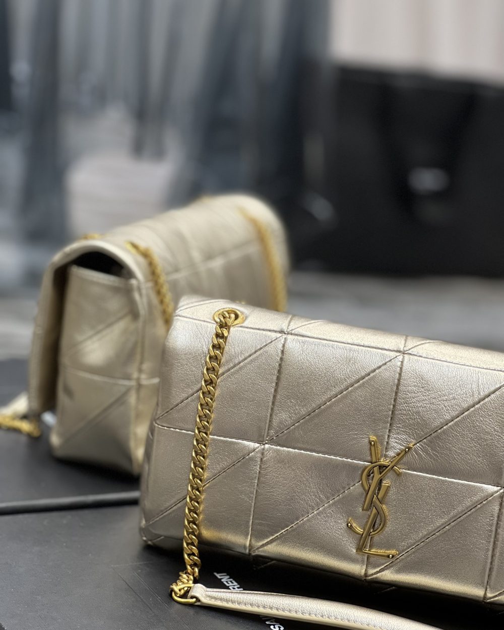 [REP 1:1] Saint Laurent Jamie Medium Chain Bag Gold For Women, Women's Bags 9.8in/25cm YSL
