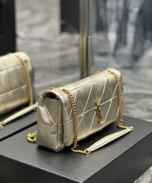 [REP 1:1] Saint Laurent Jamie Medium Chain Bag Gold For Women, Women's Bags 9.8in/25cm YSL