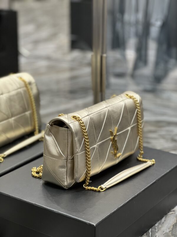 [REP 1:1] Saint Laurent Jamie Medium Chain Bag Gold For Women, Women's Bags 9.8in/25cm YSL