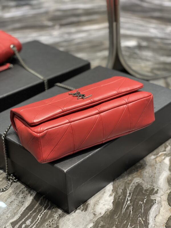 [REP 1:1] Saint Laurent Jamie Medium Chain Bag Red For Women, Women's Bags 9.8in/25cm YSL