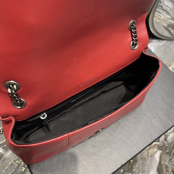 [REP 1:1] Saint Laurent Jamie Medium Chain Bag Red For Women, Women's Bags 9.8in/25cm YSL