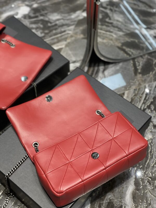 [REP 1:1] Saint Laurent Jamie Medium Chain Bag Red For Women, Women's Bags 9.8in/25cm YSL