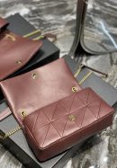 [REP 1:1] Saint Laurent Jamie Medium Chain Bag Red-Purple For Women, Women's Bags 9.8in/25cm YSL