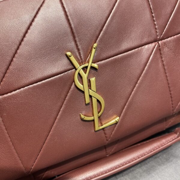 [REP 1:1] Saint Laurent Jamie Medium Chain Bag Red-Purple For Women, Women's Bags 9.8in/25cm YSL
