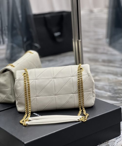 [REP 1:1] Saint Laurent Jamie Medium Chain Bag White For Women, Women's Bags 9.8in/25cm YSL
