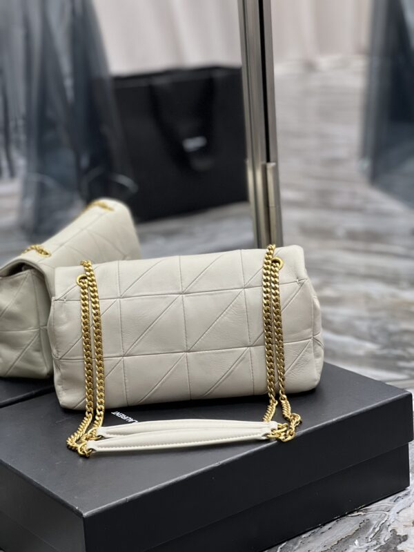 [REP 1:1] Saint Laurent Jamie Medium Chain Bag White For Women, Women's Bags 9.8in/25cm YSL