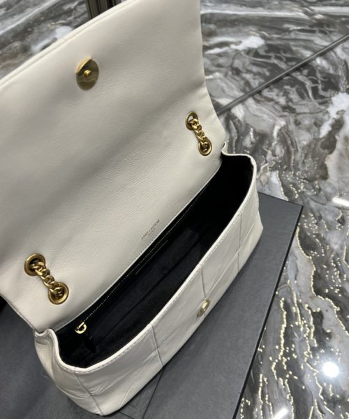 [REP 1:1] Saint Laurent Jamie Medium Chain Bag White For Women, Women's Bags 9.8in/25cm YSL