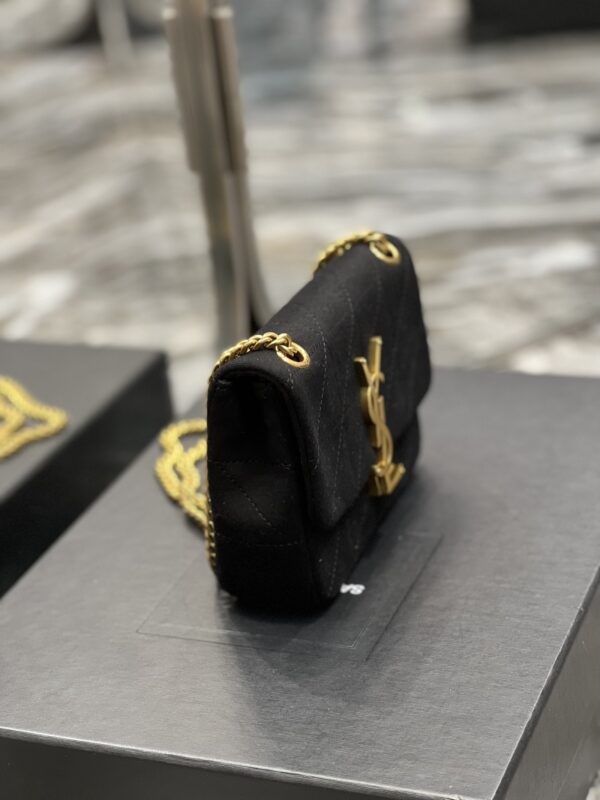 [REP 1:1] Saint Laurent Jamie Mini Chain Bag Black For Women, Women's Bags 6.9in/17.5cm YSL 6981622F9271000