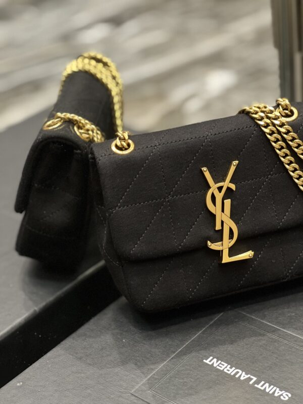 [REP 1:1] Saint Laurent Jamie Mini Chain Bag Black For Women, Women's Bags 6.9in/17.5cm YSL 6981622F9271000