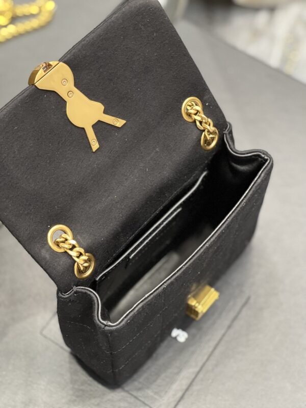 [REP 1:1] Saint Laurent Jamie Mini Chain Bag Black For Women, Women's Bags 6.9in/17.5cm YSL 6981622F9271000