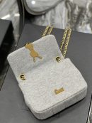 [REP 1:1] Saint Laurent Jamie Mini Chain Bag Grey For Women, Women's Bags 6.9in/17.5cm YSL 6981622F9271407