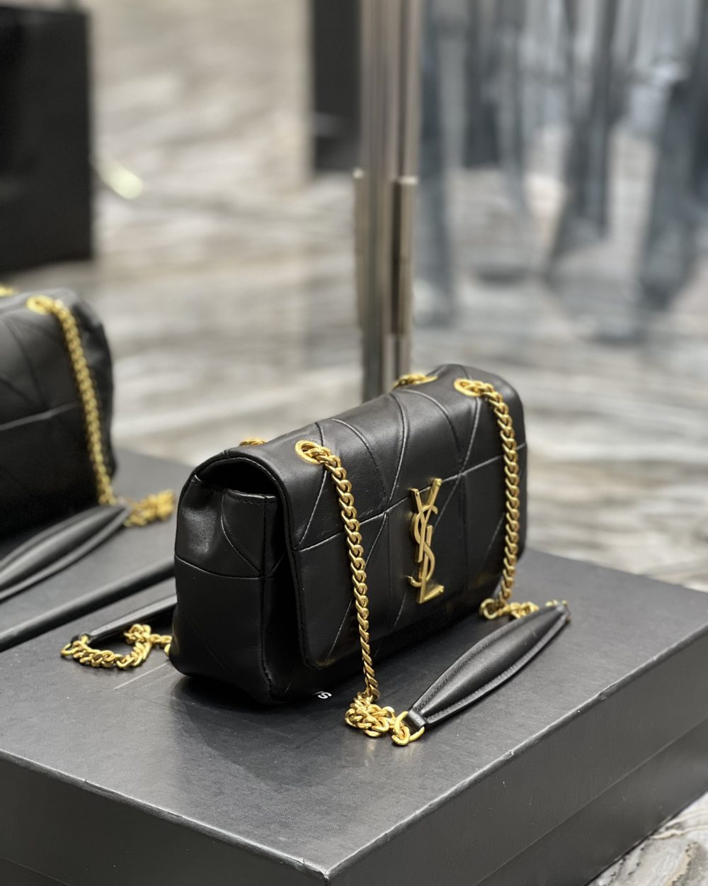 [REP 1:1] Saint Laurent Jamie Small Chain  Bag Black For Women, Women's Bags 7.8in/20cm YSL