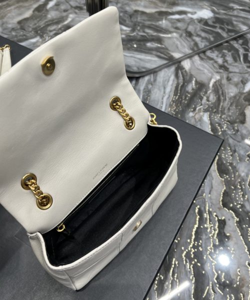 [REP 1:1] Saint Laurent Jamie Small Chain Bag White For Women, Women's Bags 7.8in/20cm YSL