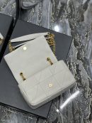 [REP 1:1] Saint Laurent Jamie Small Chain Bag White For Women, Women's Bags 7.8in/20cm YSL