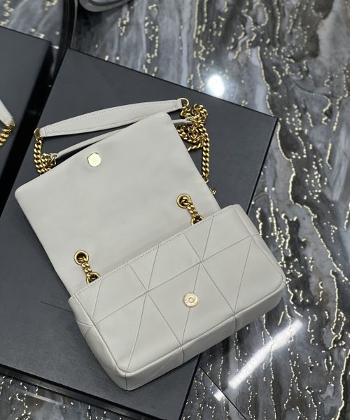 [REP 1:1] Saint Laurent Jamie Small Chain Bag White For Women, Women's Bags 7.8in/20cm YSL