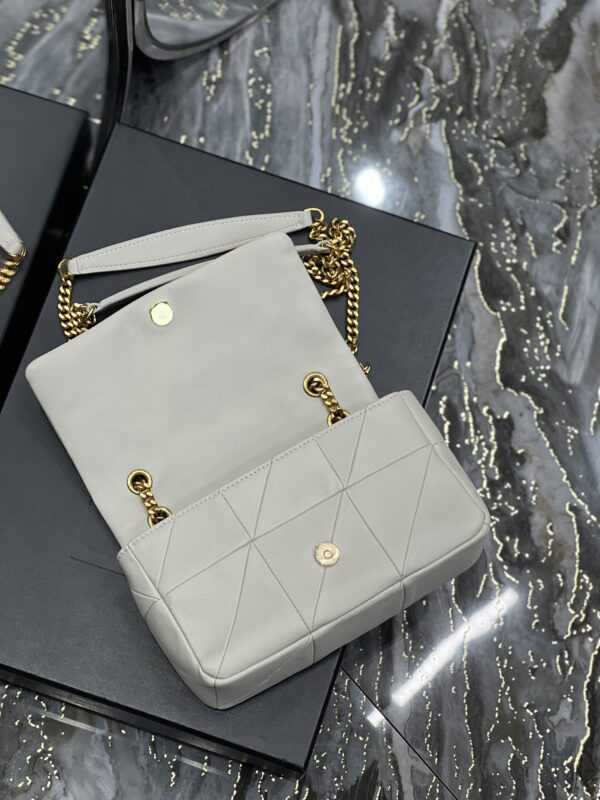 [REP 1:1] Saint Laurent Jamie Small Chain Bag White For Women, Women's Bags 7.8in/20cm YSL