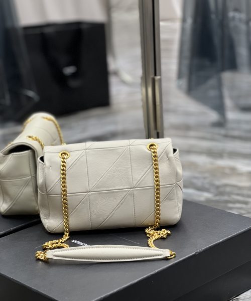 [REP 1:1] Saint Laurent Jamie Small Chain Bag White For Women, Women's Bags 7.8in/20cm YSL