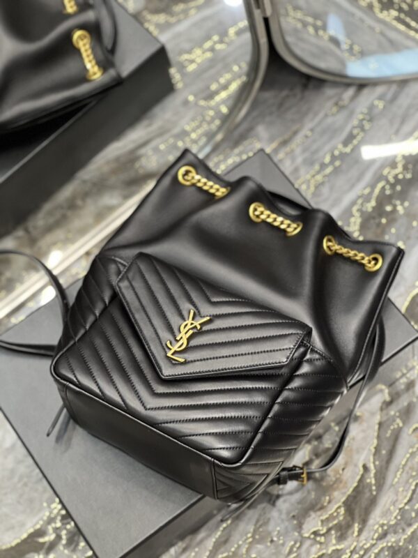 [REP 1:1] Saint Laurent JOE Backpack Black For Women, Women's Bags 11.5in/29cm YSL 6726091EL071000
