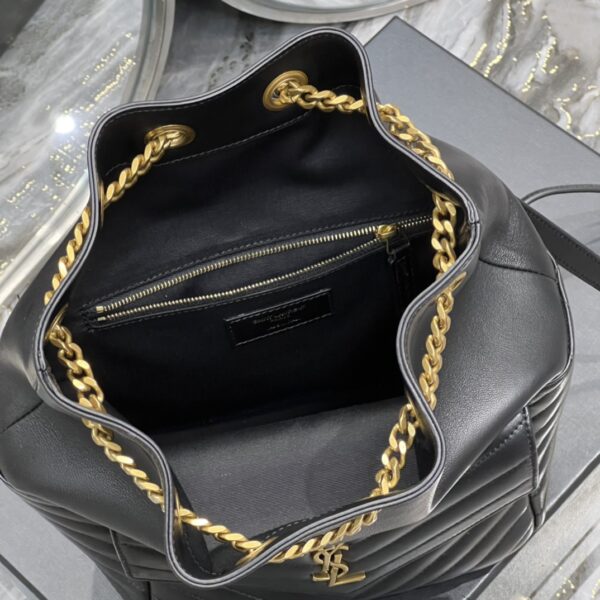 [REP 1:1] Saint Laurent JOE Backpack Black For Women, Women's Bags 11.5in/29cm YSL 6726091EL071000