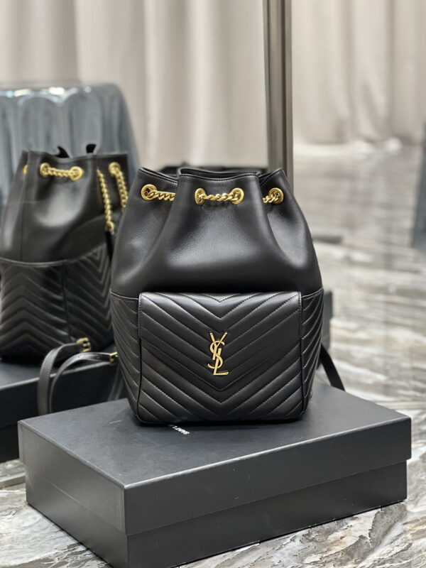 [REP 1:1] Saint Laurent JOE Backpack Black For Women, Women's Bags 11.5in/29cm YSL 6726091EL071000