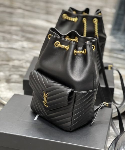 [REP 1:1] Saint Laurent JOE Backpack Black For Women, Women's Bags 11.5in/29cm YSL 6726091EL071000
