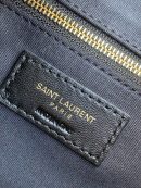 [REP 1:1] Saint Laurent Joe Backpack In Monogram With Bronze-Toned Hardware Black For Women 11.5in/22cm YSL 6726091EL071000