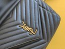 [REP 1:1] Saint Laurent Joe Backpack In Monogram With Bronze-Toned Hardware Black For Women 11.5in/22cm YSL 6726091EL071000