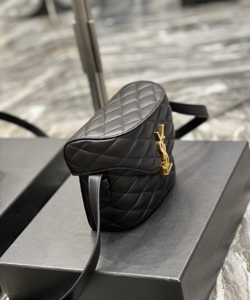 [REP 1:1] Saint Laurent June Box Bag Black For Women, Women's Bags 7.5in/19cm YSL 7100801EL071000