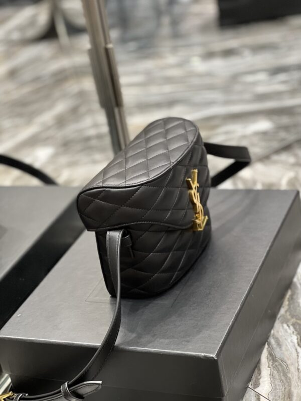 [REP 1:1] Saint Laurent June Box Bag Black For Women, Women's Bags 7.5in/19cm YSL 7100801EL071000