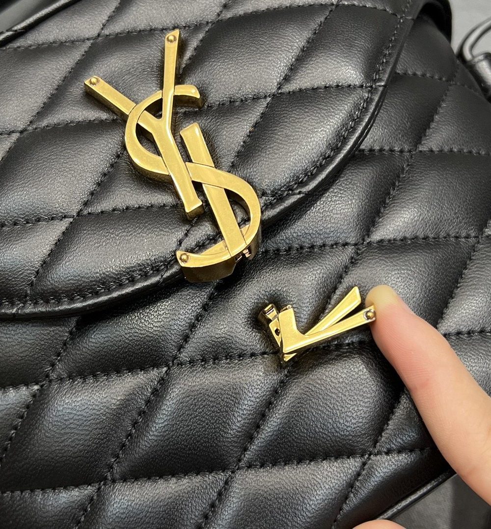 [REP 1:1] Saint Laurent June Box Bag Black For Women, Women's Bags 7.5in/19cm YSL 7100801EL071000