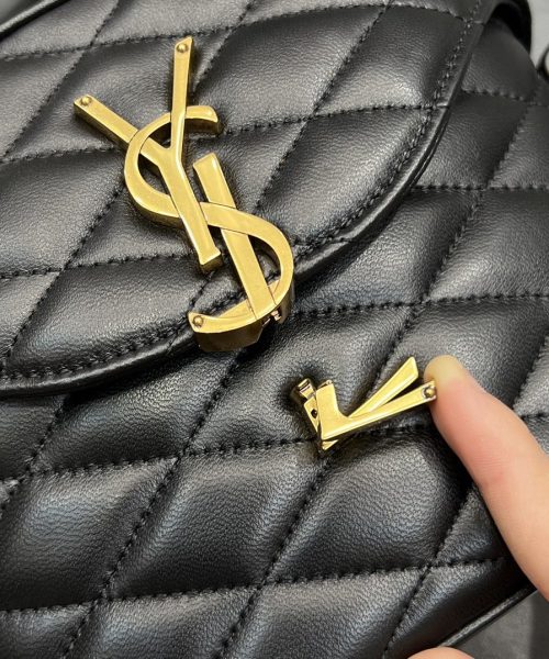 [REP 1:1] Saint Laurent June Box Bag Black For Women, Women's Bags 7.5in/19cm YSL 7100801EL071000
