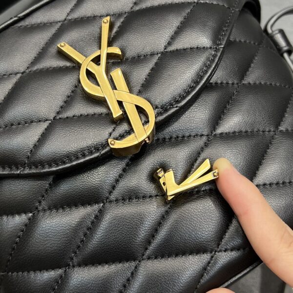 [REP 1:1] Saint Laurent June Box Bag Black For Women, Women's Bags 7.5in/19cm YSL 7100801EL071000